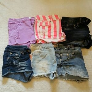 7 pairs of Jean shorts
